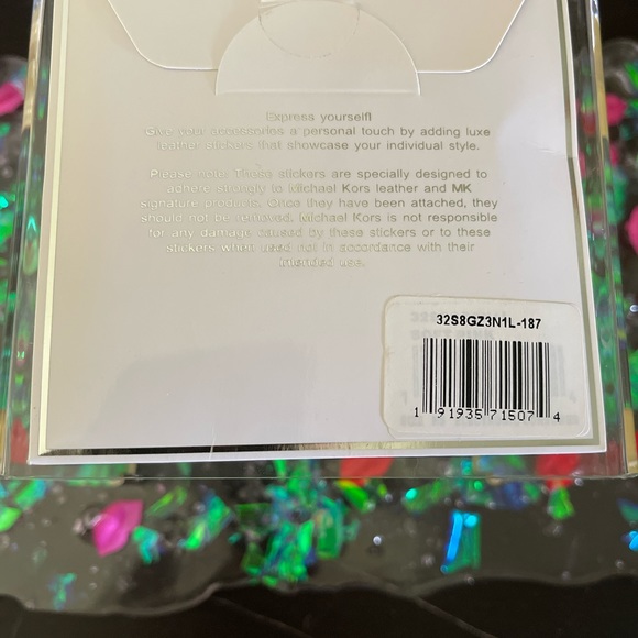 NWT - Michael Kors Phone Pocket Sticker with Adhesive Backing - Soft Pink - Picture 4 of 5